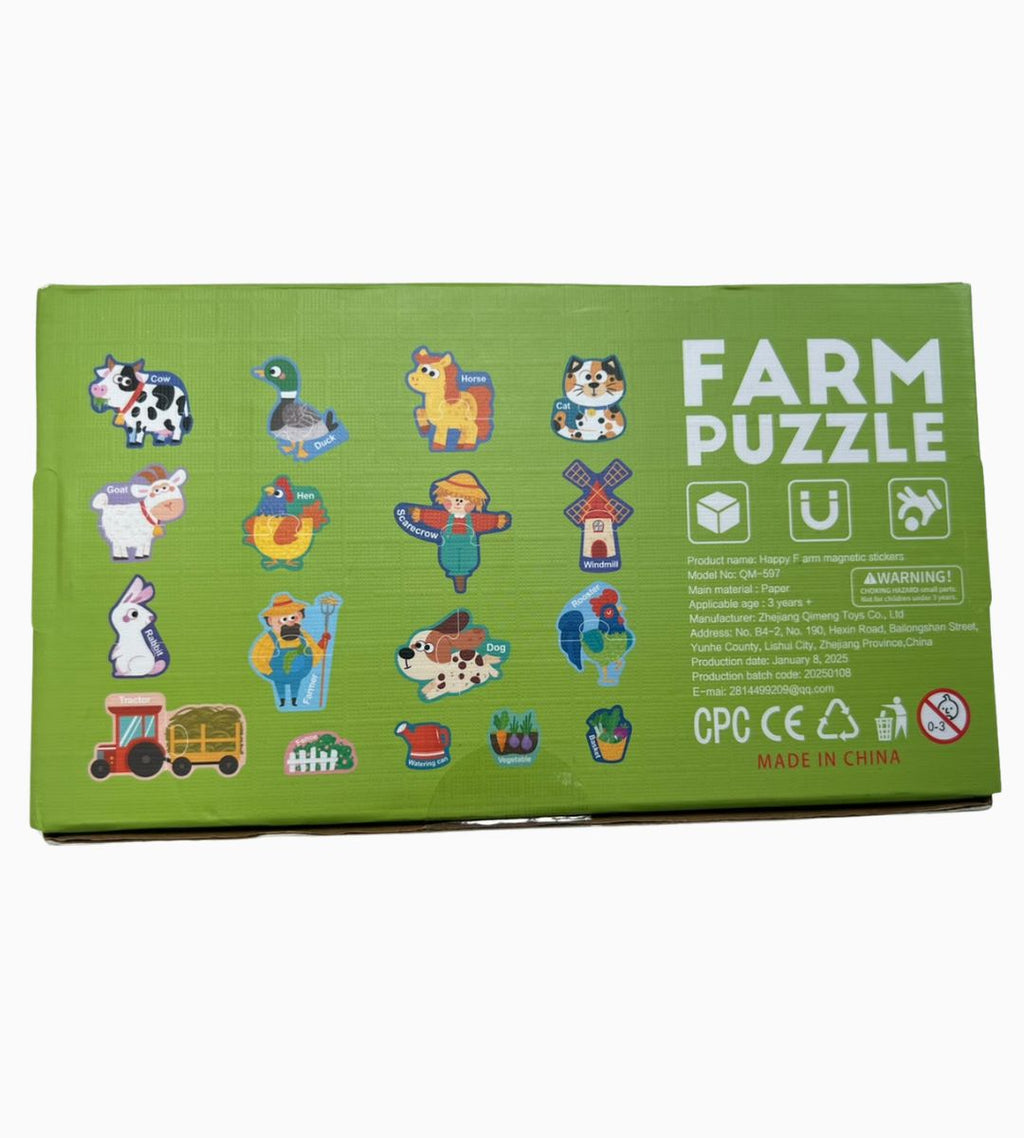 Vocabulary & Cognition of Things Magnet Puzzles