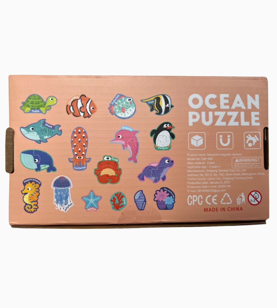 Vocabulary & Cognition of Things Magnet Puzzles